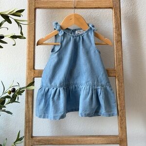 Blue Denim Baby Dress